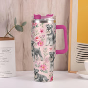 Schnauzer Dog Theme Tumbler 40oz