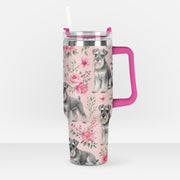 Schnauzer Dog Theme Tumbler 40oz