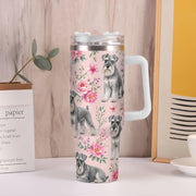 Schnauzer Dog Theme Tumbler 40oz