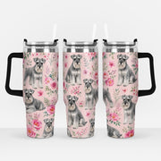 Schnauzer Dog Theme Tumbler 40oz