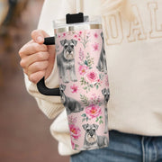 Schnauzer Dog Theme Tumbler 40oz