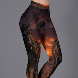 Limited Edition Horse Theme Leggings