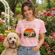 Life Isn't All About Dogs and Pilates Unisex Dog Theme T Shirt